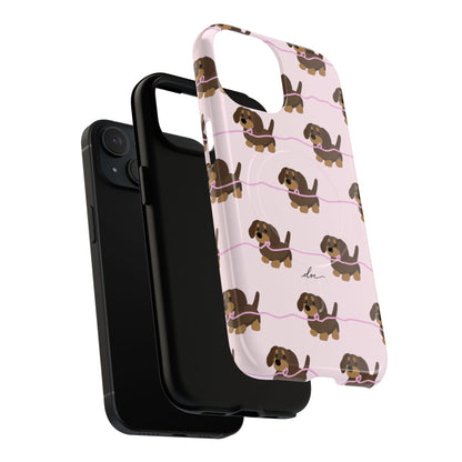 Pink Dachshunds Magsafe Case
