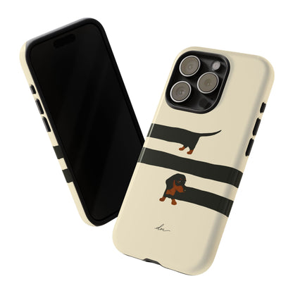 Stretchy The Dachshund iPhone Case