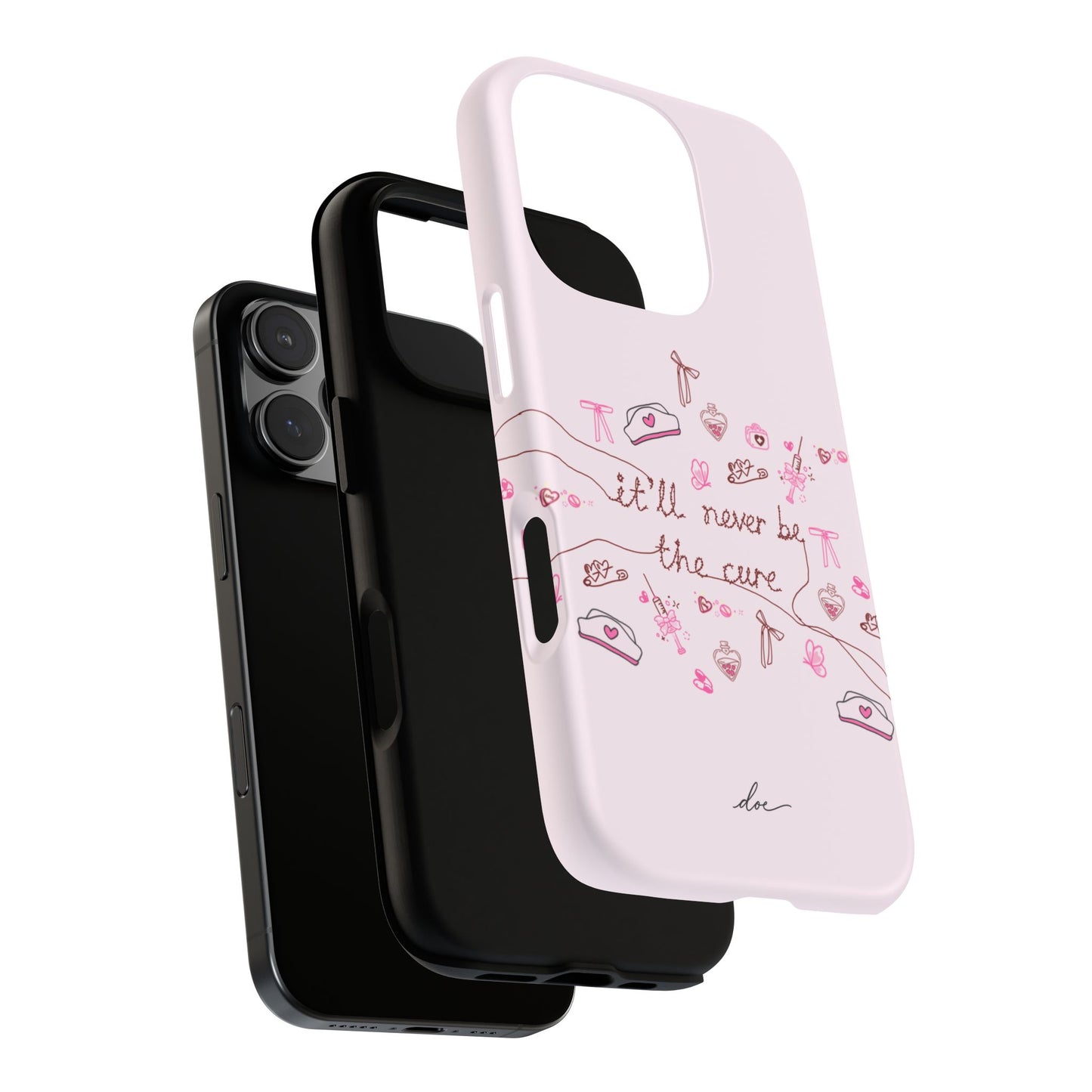 Never The Cure iPhone Case