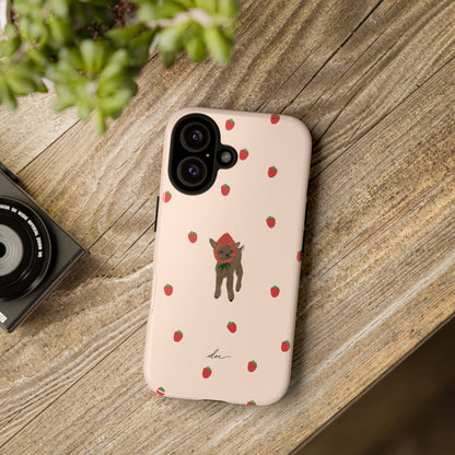 Strawberry Fawn iPhone Case