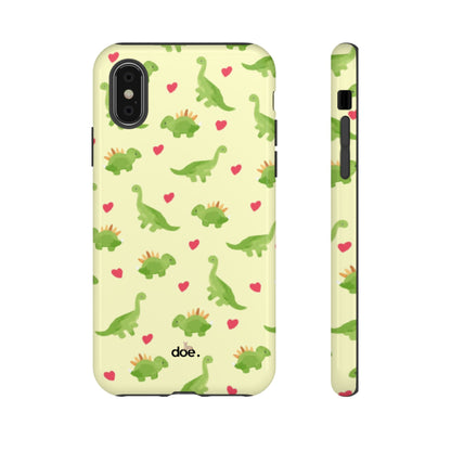 Dino Doodles iPhone Case