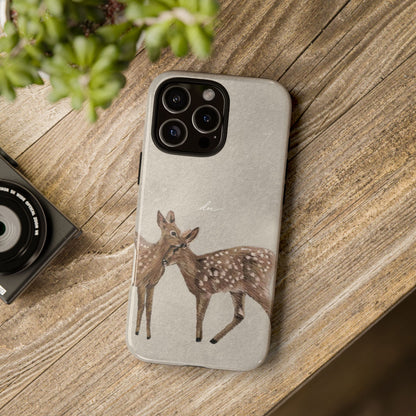 Deer Duo iPhone Case