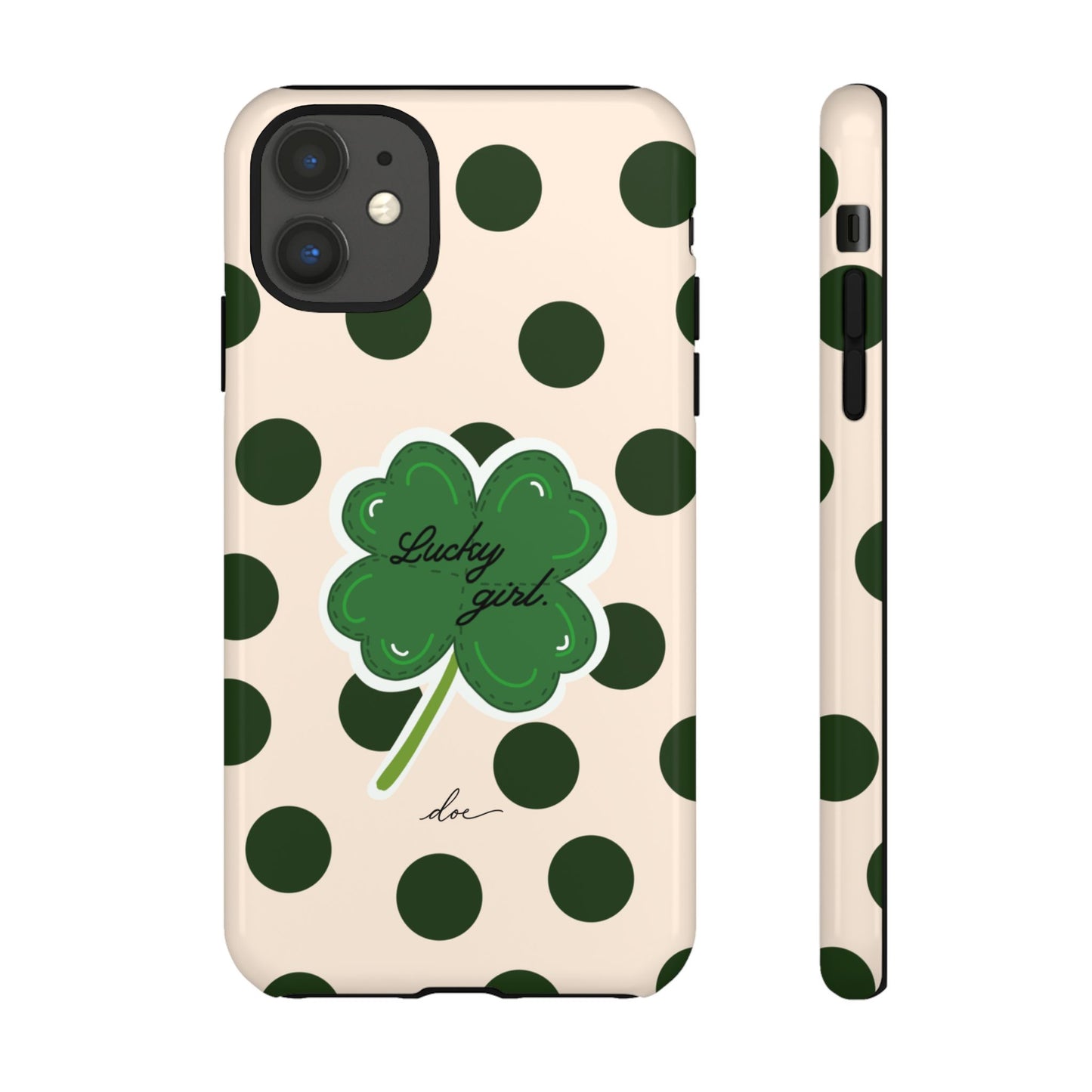 Lucky Girl iPhone Case
