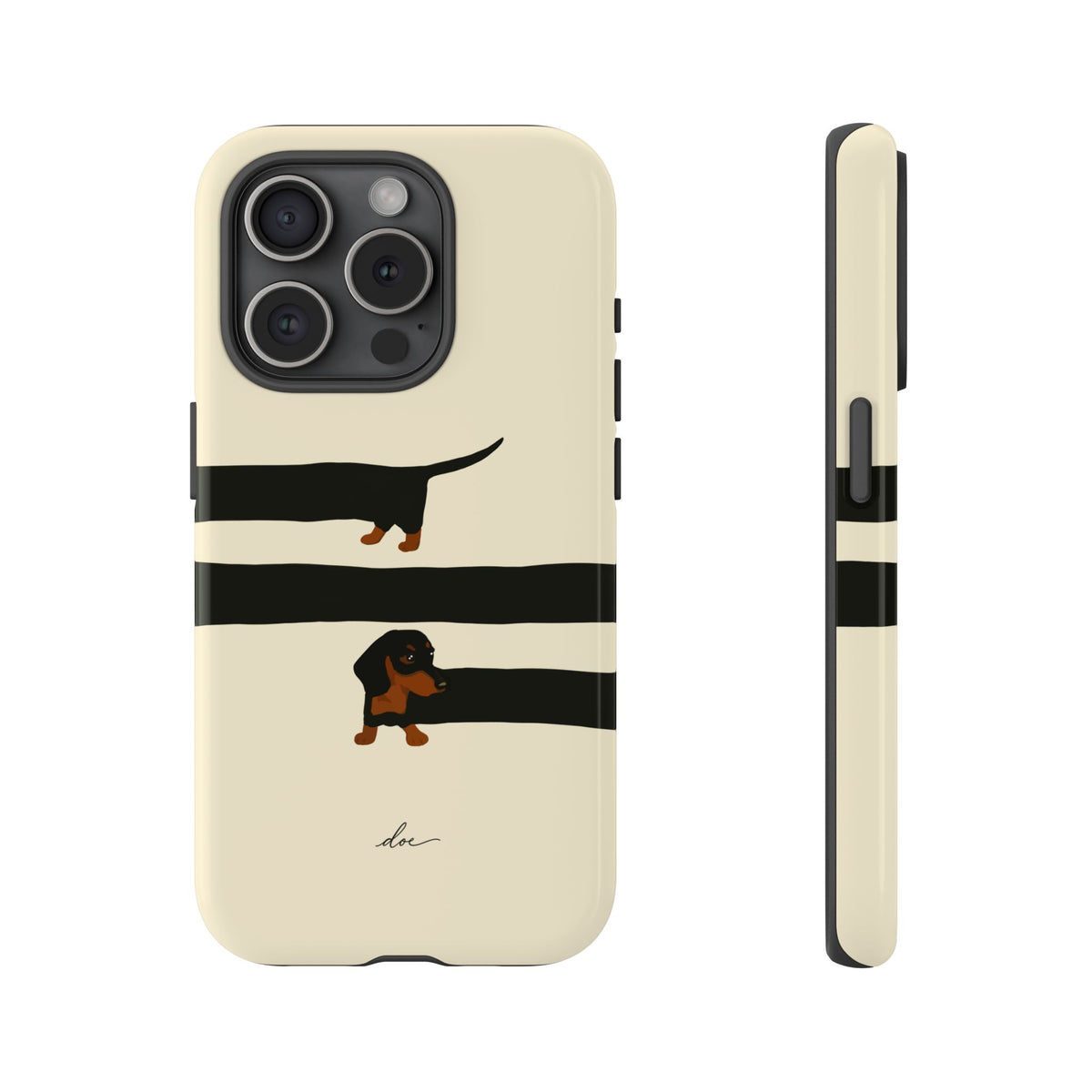 Stretchy The Dachshund iPhone Case
