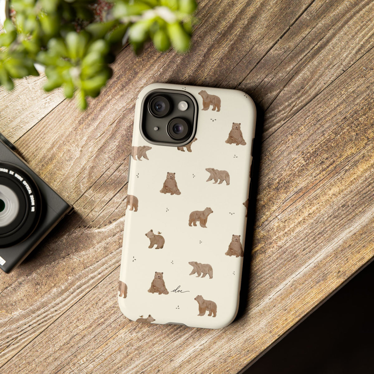 Brown Bears iPhone Case