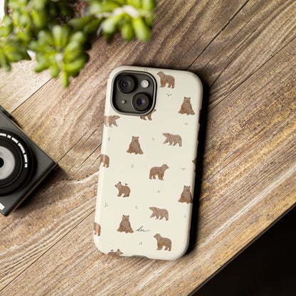 Brown Bears iPhone Case