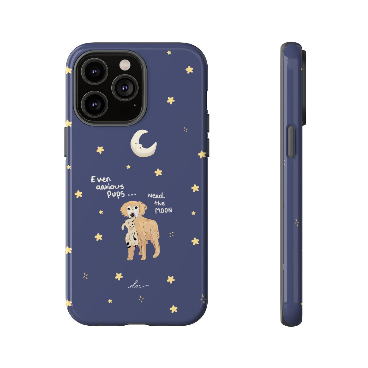 Anxious Pup iPhone Case