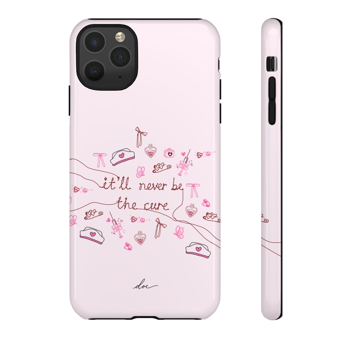 Never The Cure iPhone Case