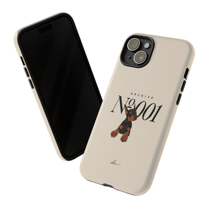 Doberman 001 iPhone Case