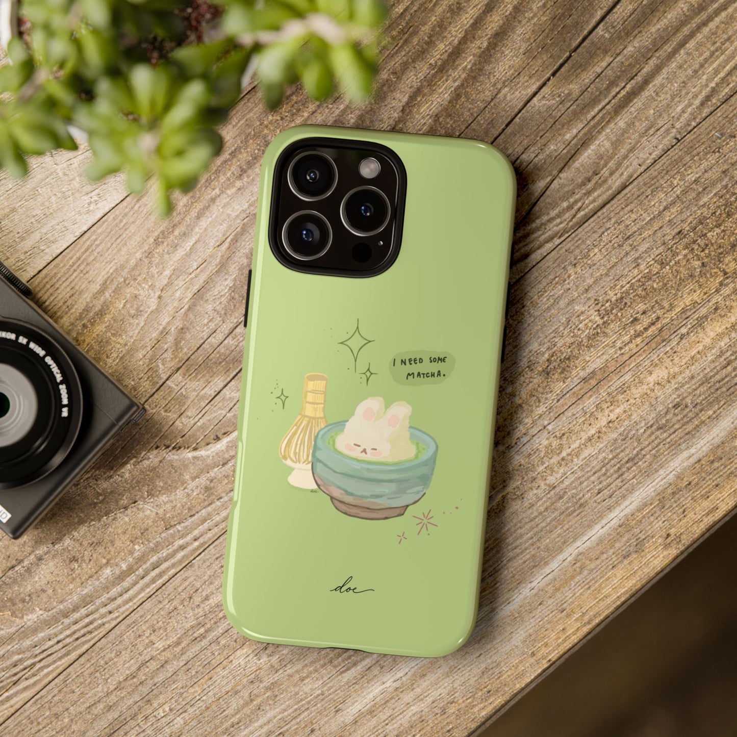 I Need Matcha! iPhone Case