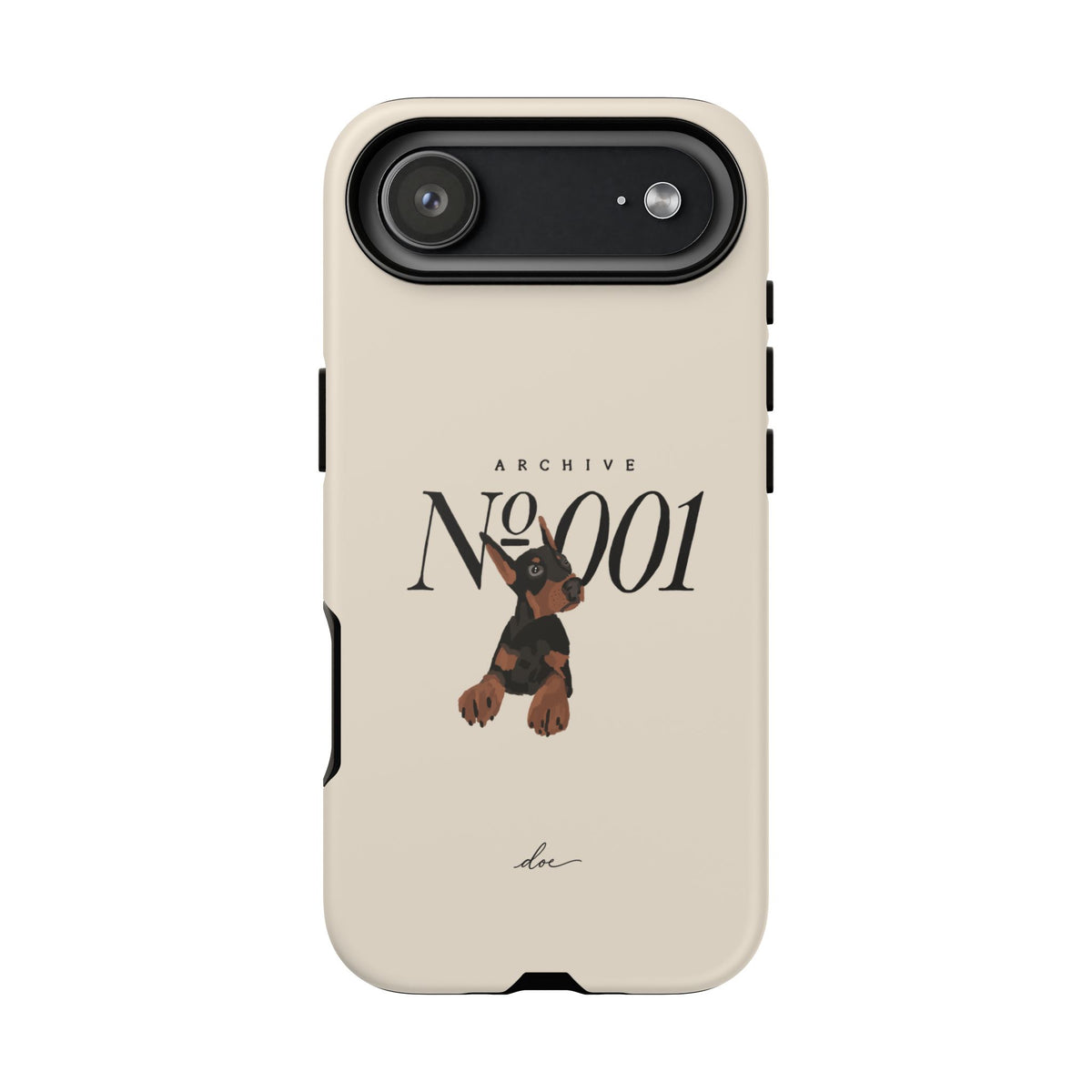 Doberman 001 iPhone Case