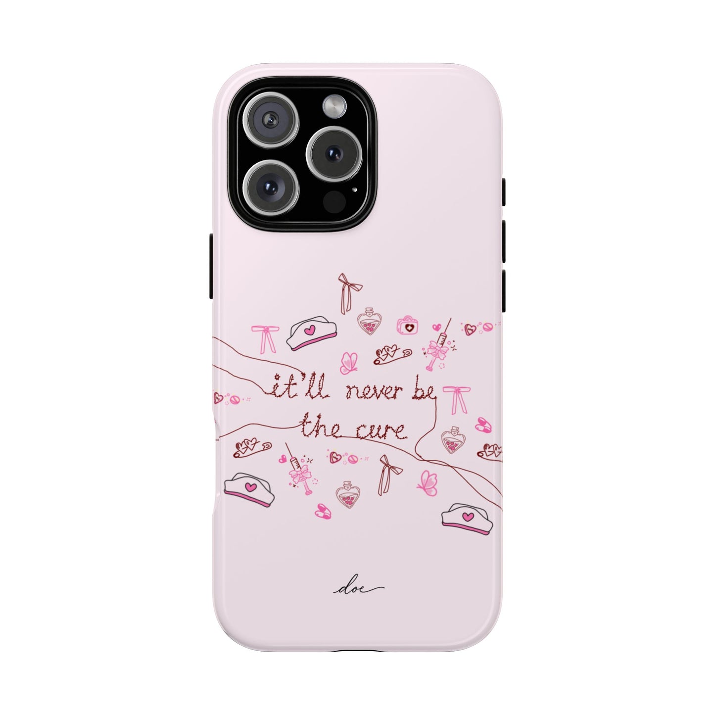 Never The Cure iPhone Case