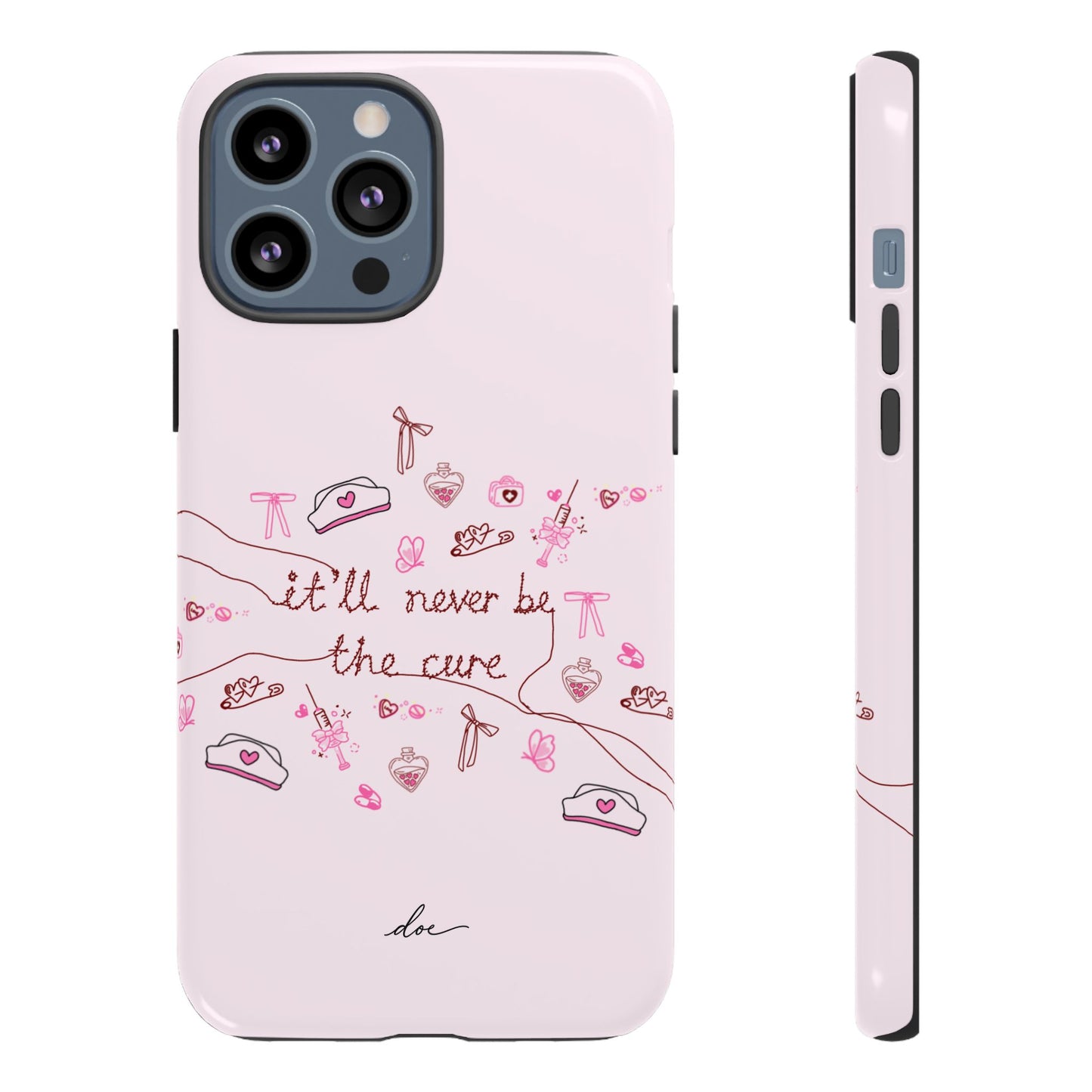 Never The Cure iPhone Case