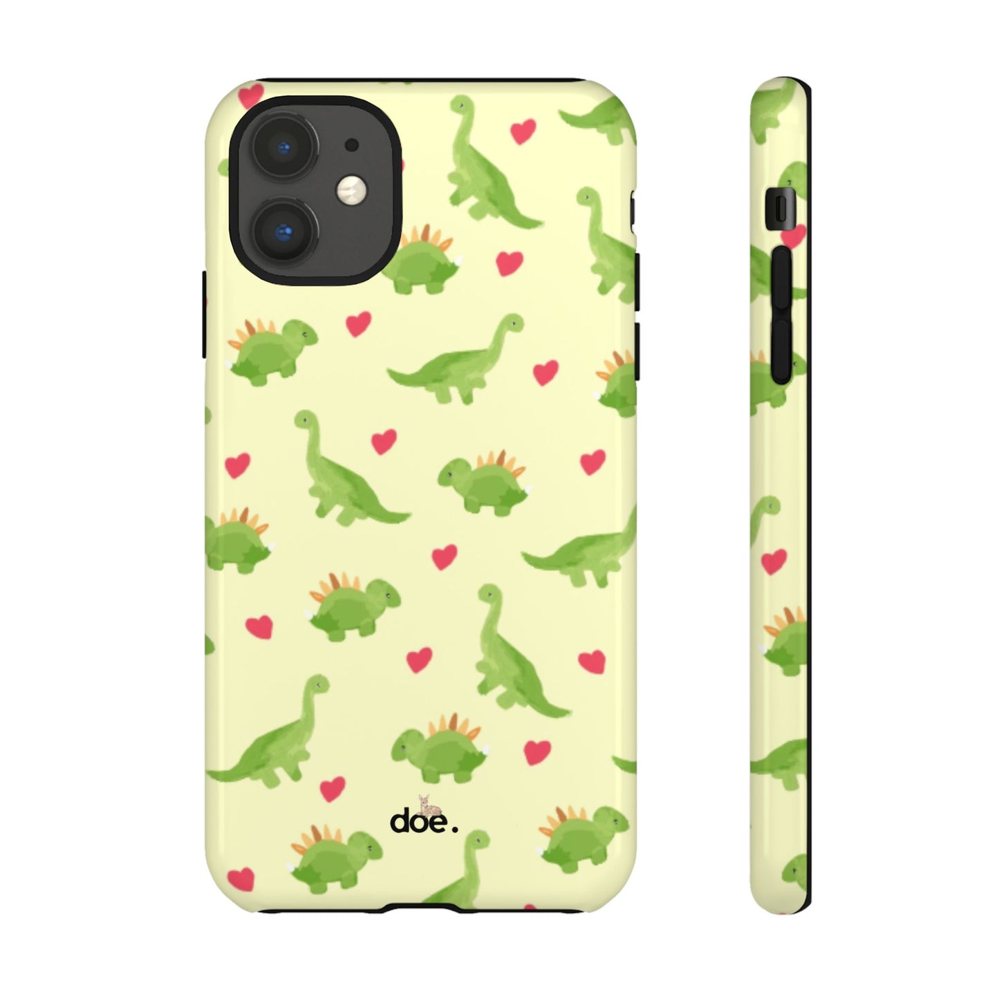 Dino Doodles iPhone Case