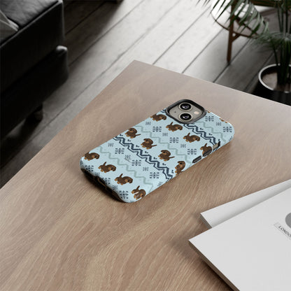 Christmas Dachshunds iPhone Case