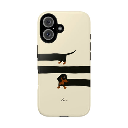 Stretchy The Dachshund iPhone Case