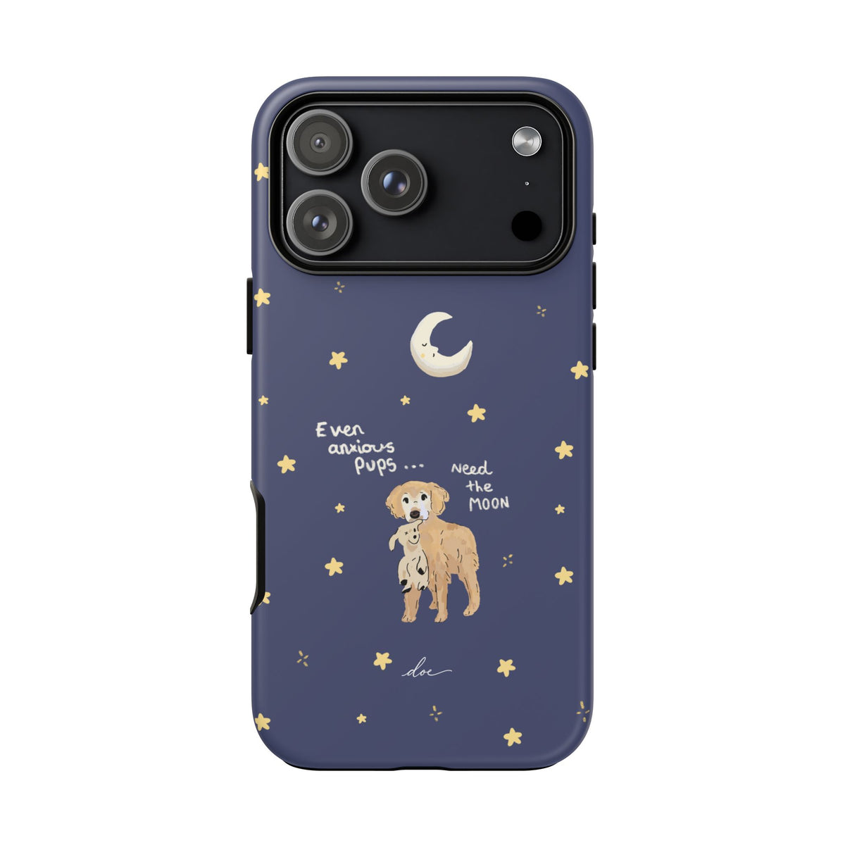 Anxious Pup iPhone Case
