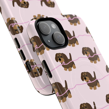 Pink Dachshunds Magsafe Case