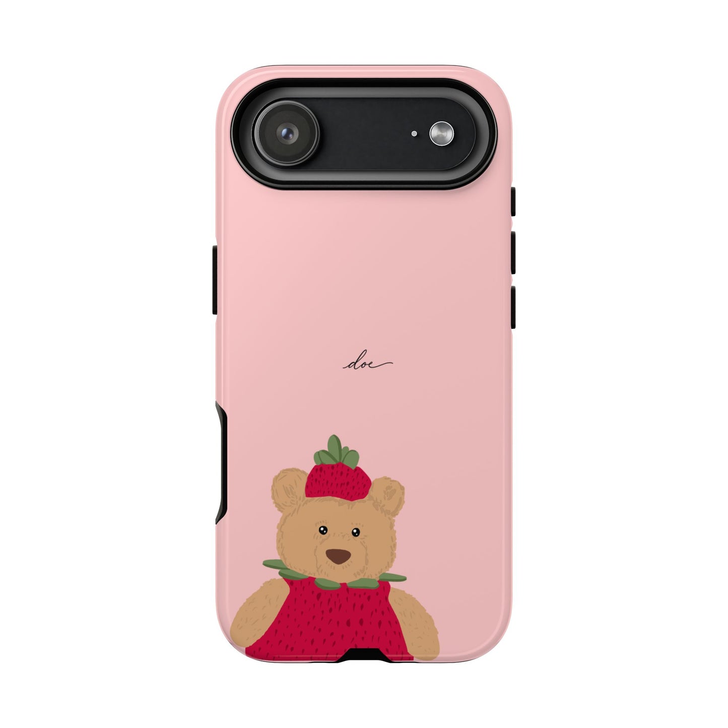 Strawberry Bear iPhone Case