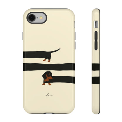 Stretchy The Dachshund iPhone Case