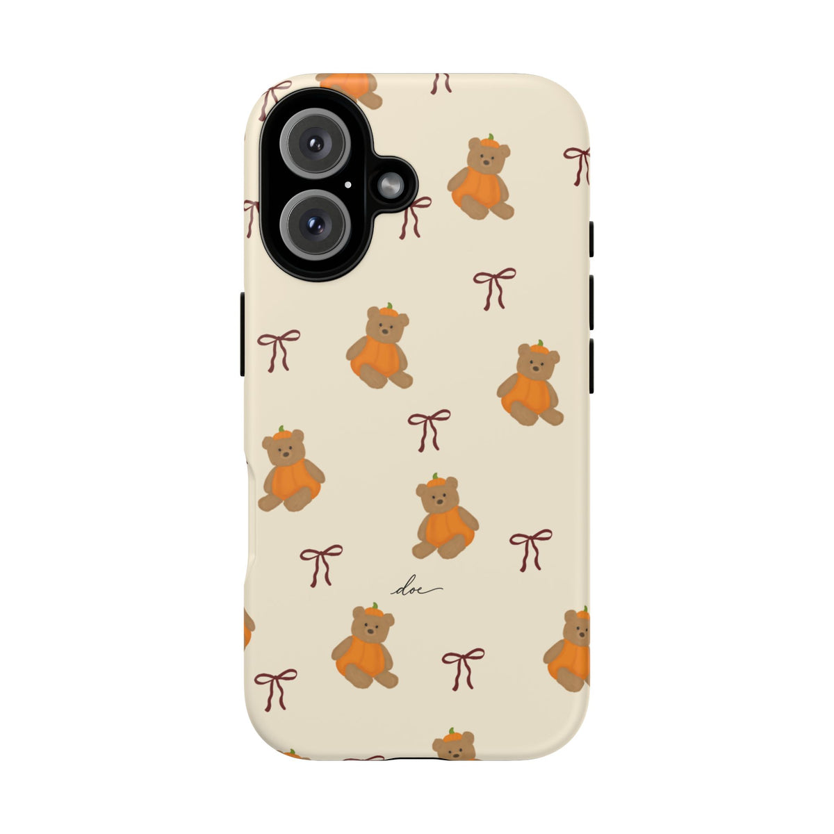 Pumpkin Bows iPhone Case