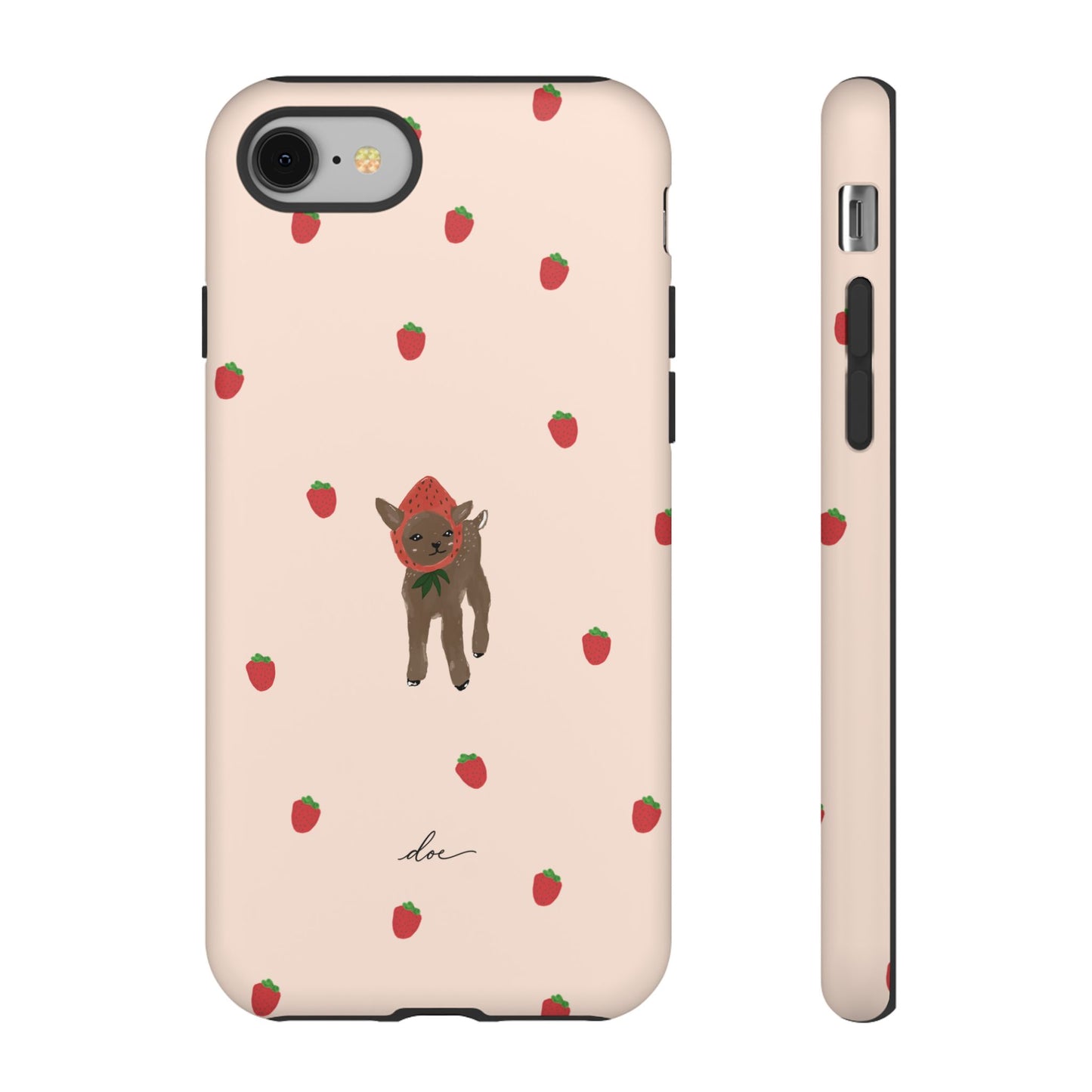 Strawberry Fawn iPhone Case