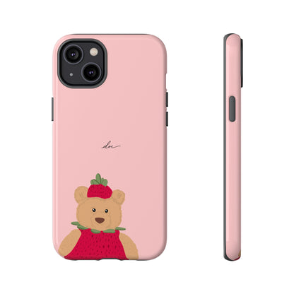 Strawberry Bear iPhone Case