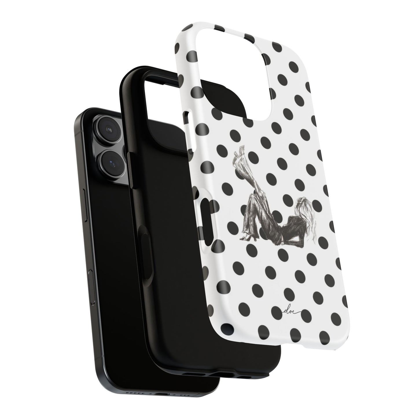 Polka Vouge Club iPhone Case