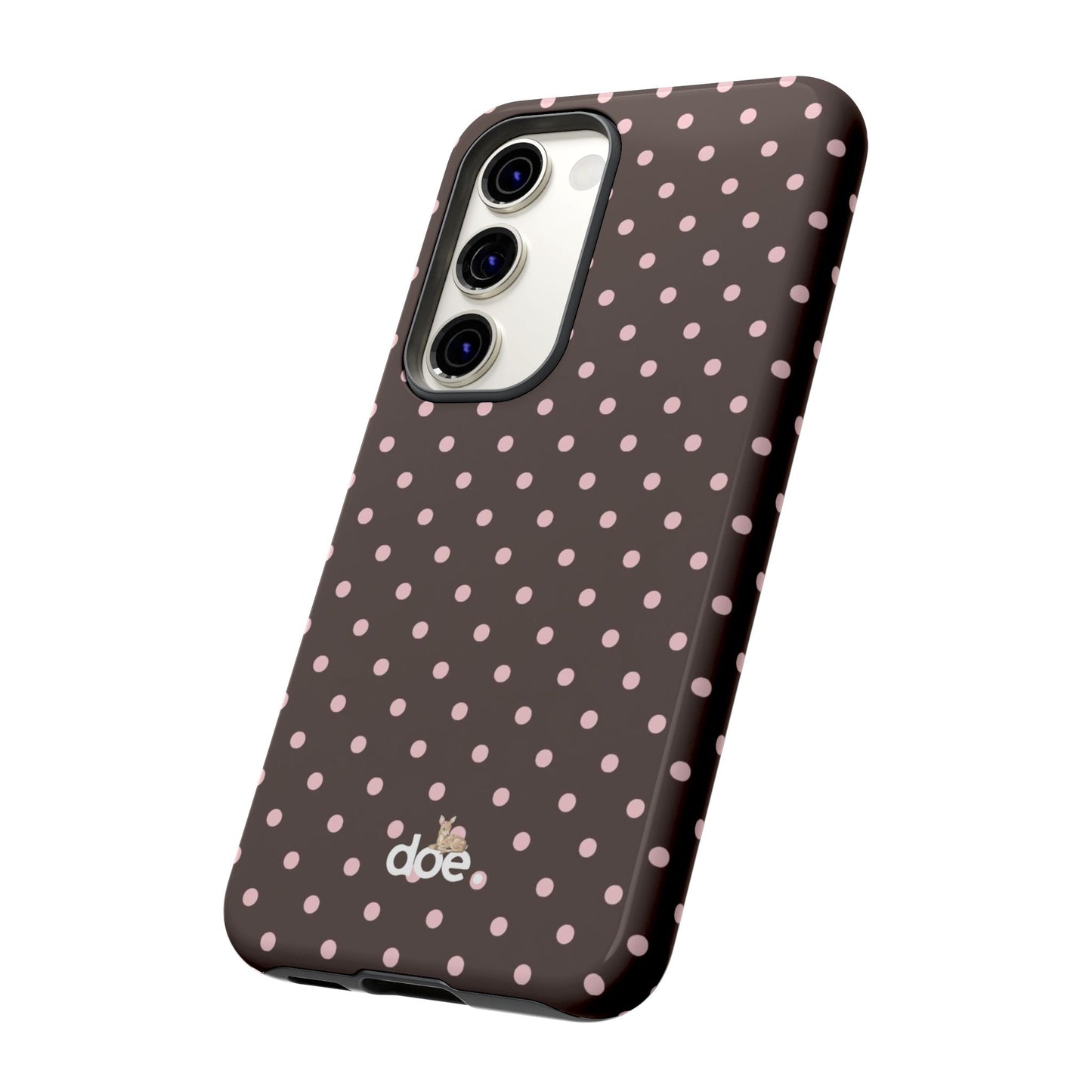 Brown Polka Dot Samsung Case
