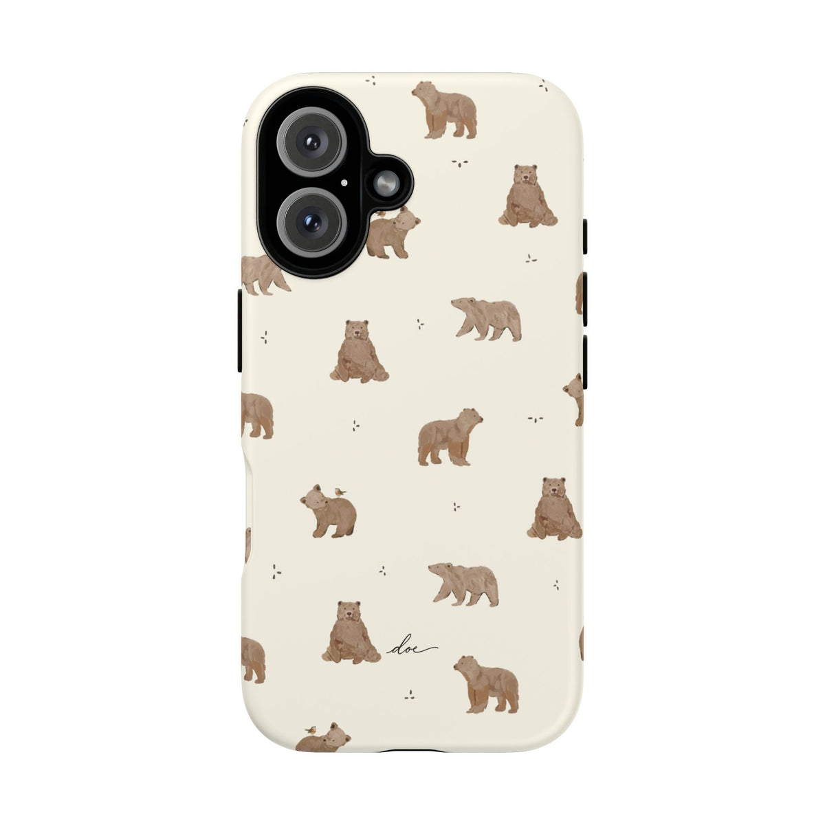 Brown Bears iPhone Case