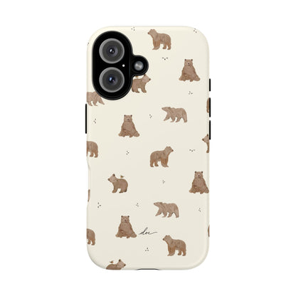 Brown Bears iPhone Case