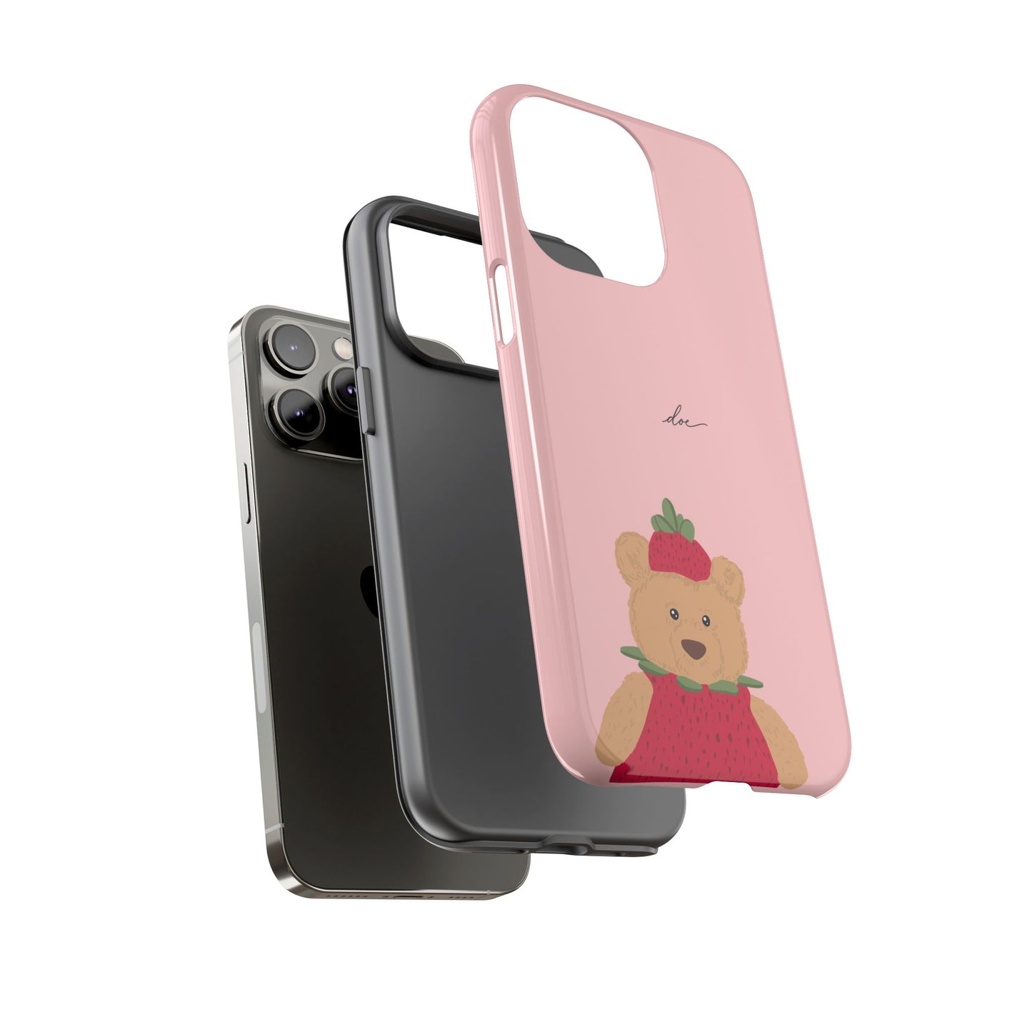 Strawberry Bear iPhone Case
