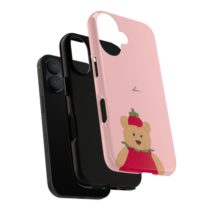 Strawberry Bear iPhone Case