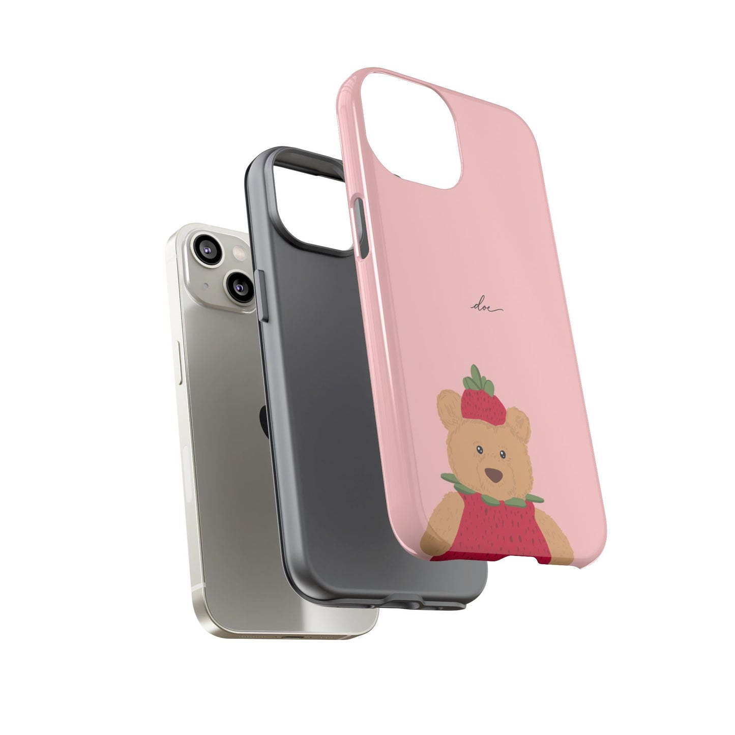 Strawberry Bear iPhone Case