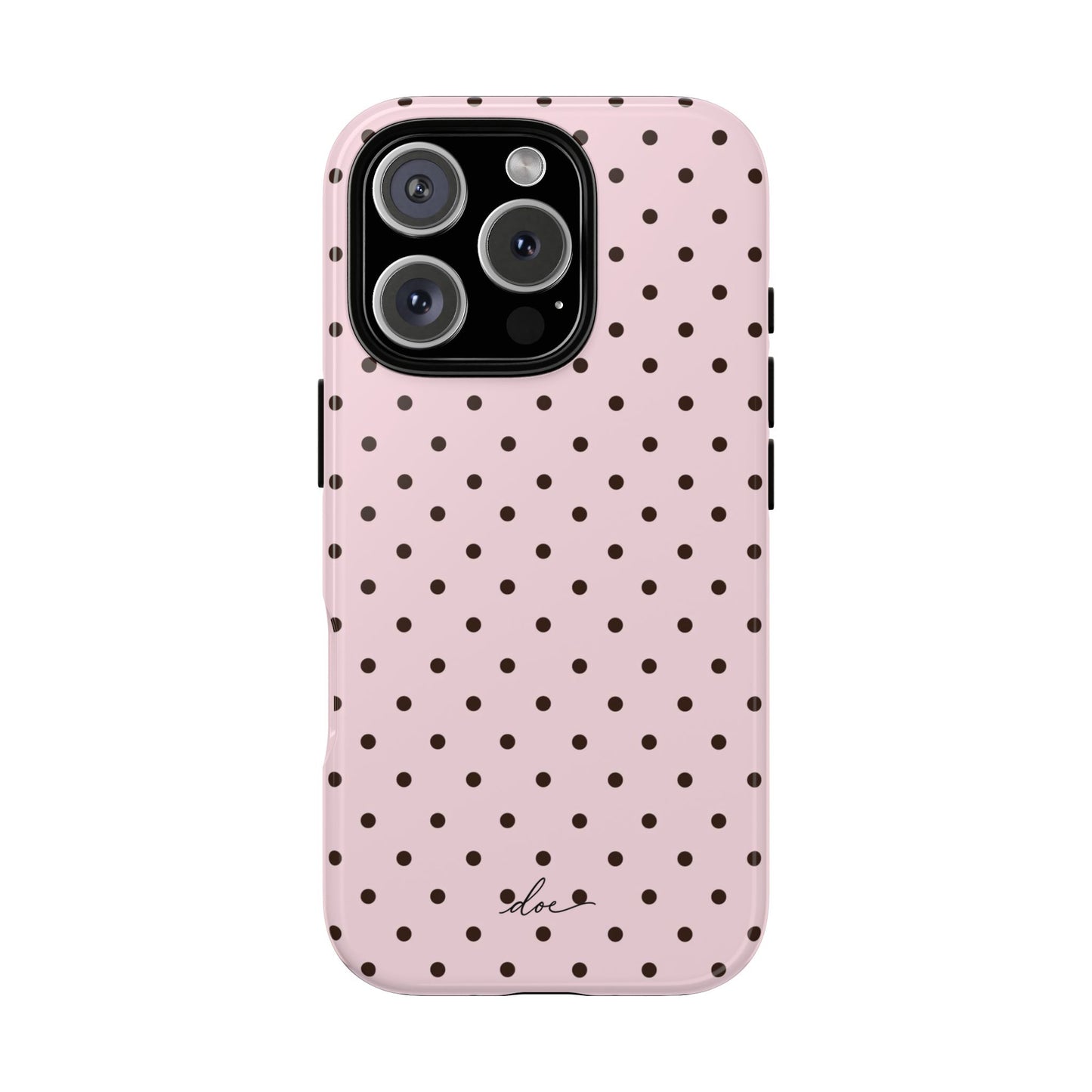 Pink Polka Dot iPhone Case