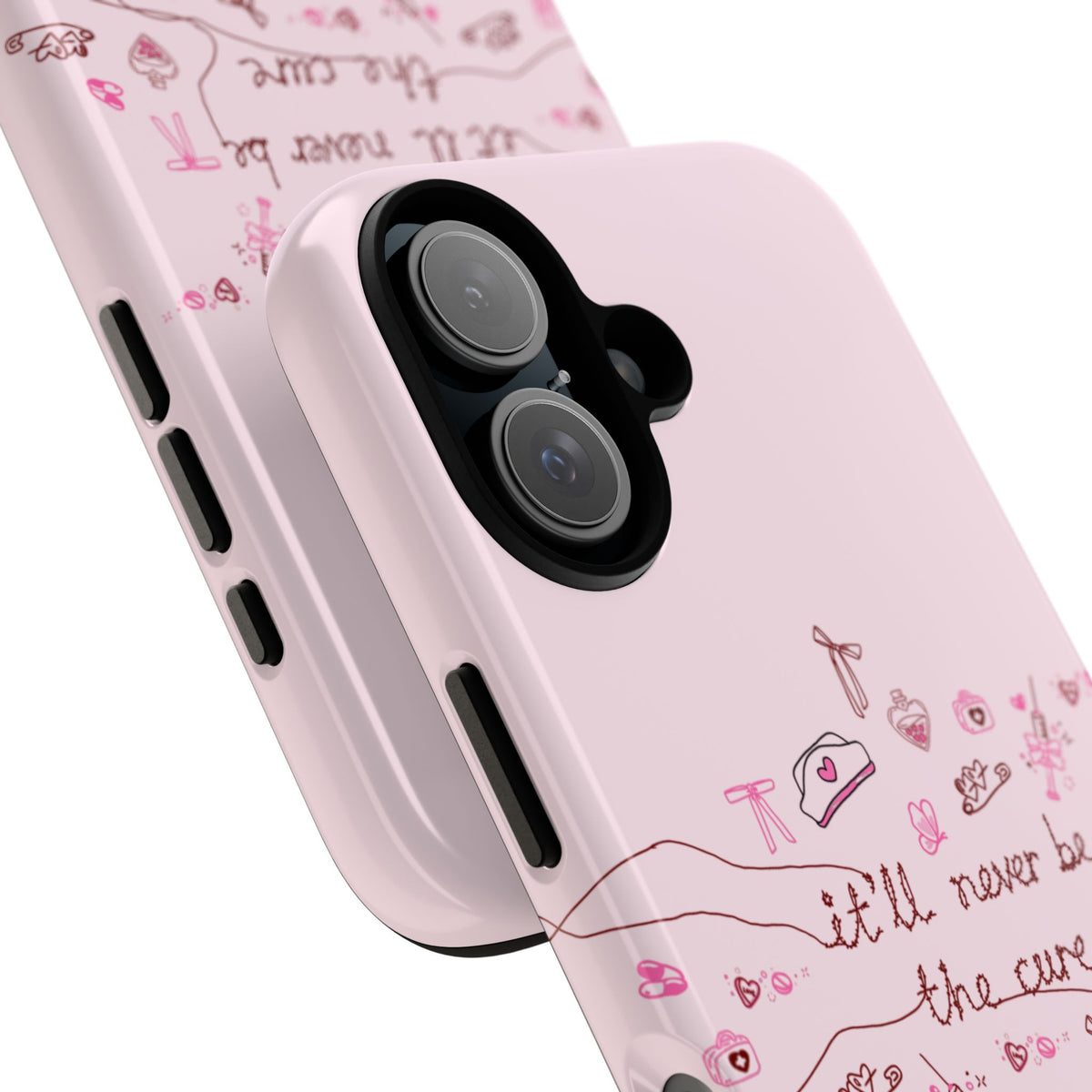 Never The Cure iPhone Case