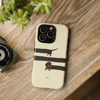 Stretchy The Dachshund iPhone Case