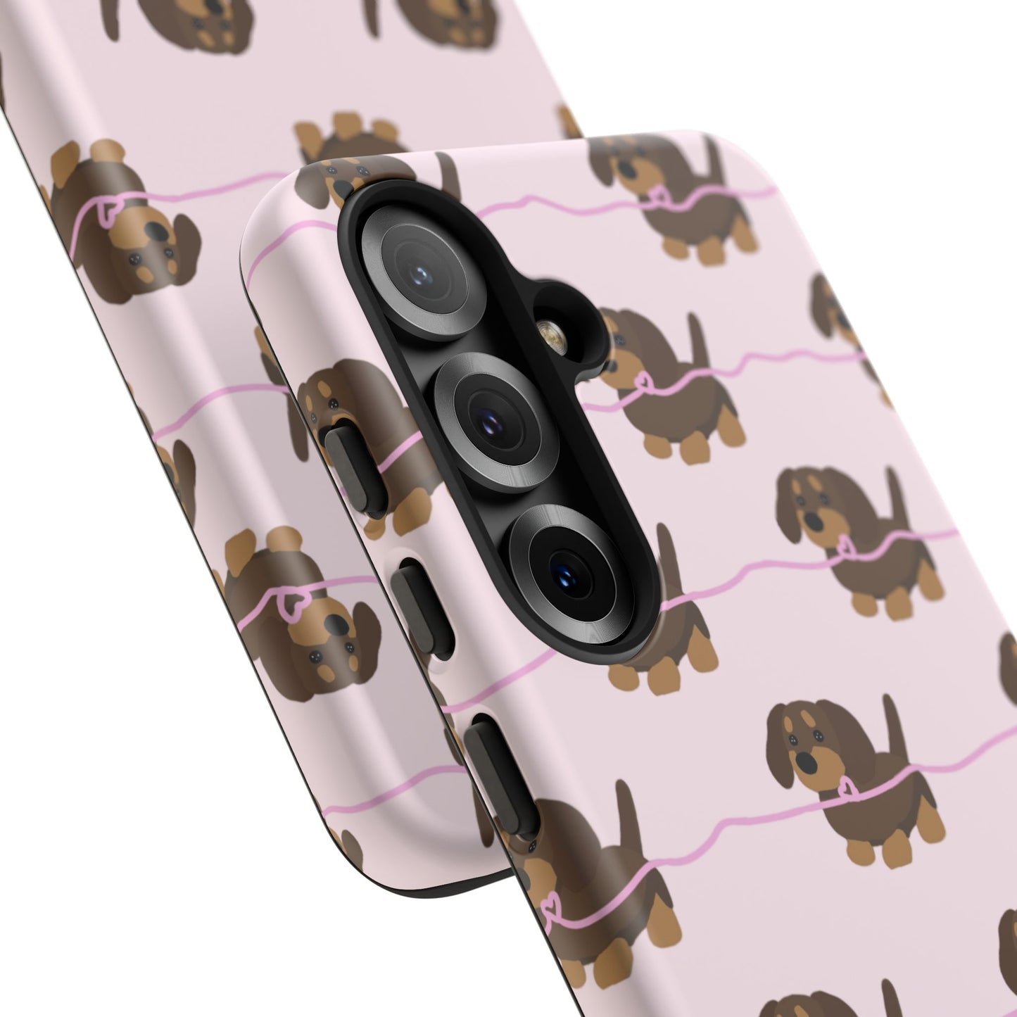 Pink Dachshund Samsung Case