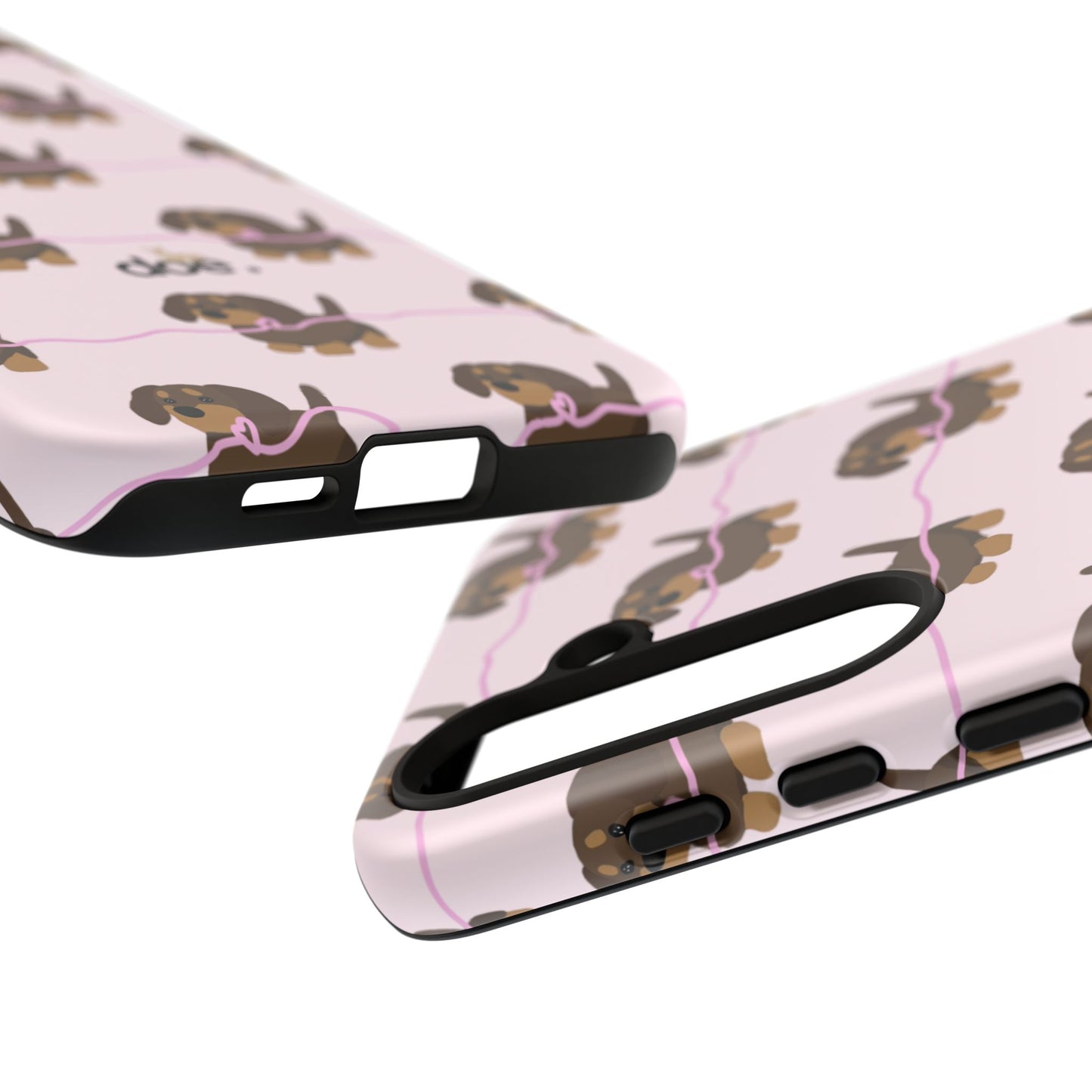 Pink Dachshund Samsung Case