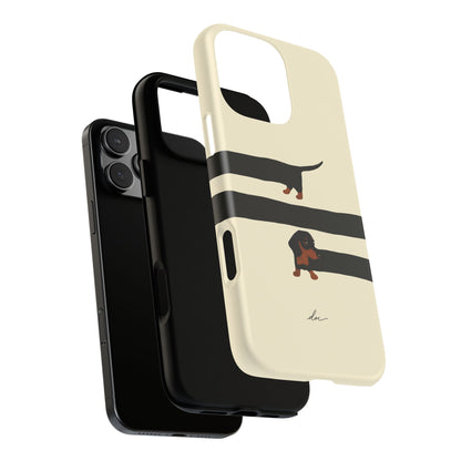 Stretchy The Dachshund iPhone Case