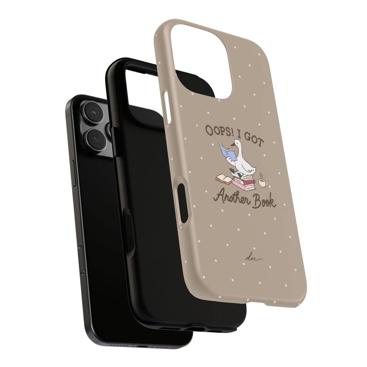 Oops Another Book! iPhone Case