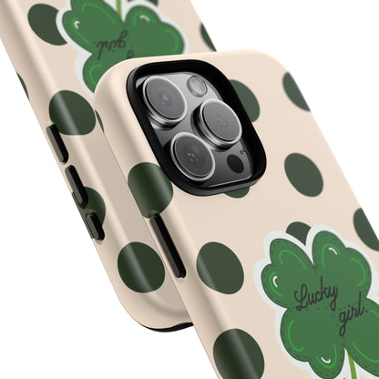 Lucky Girl iPhone Case