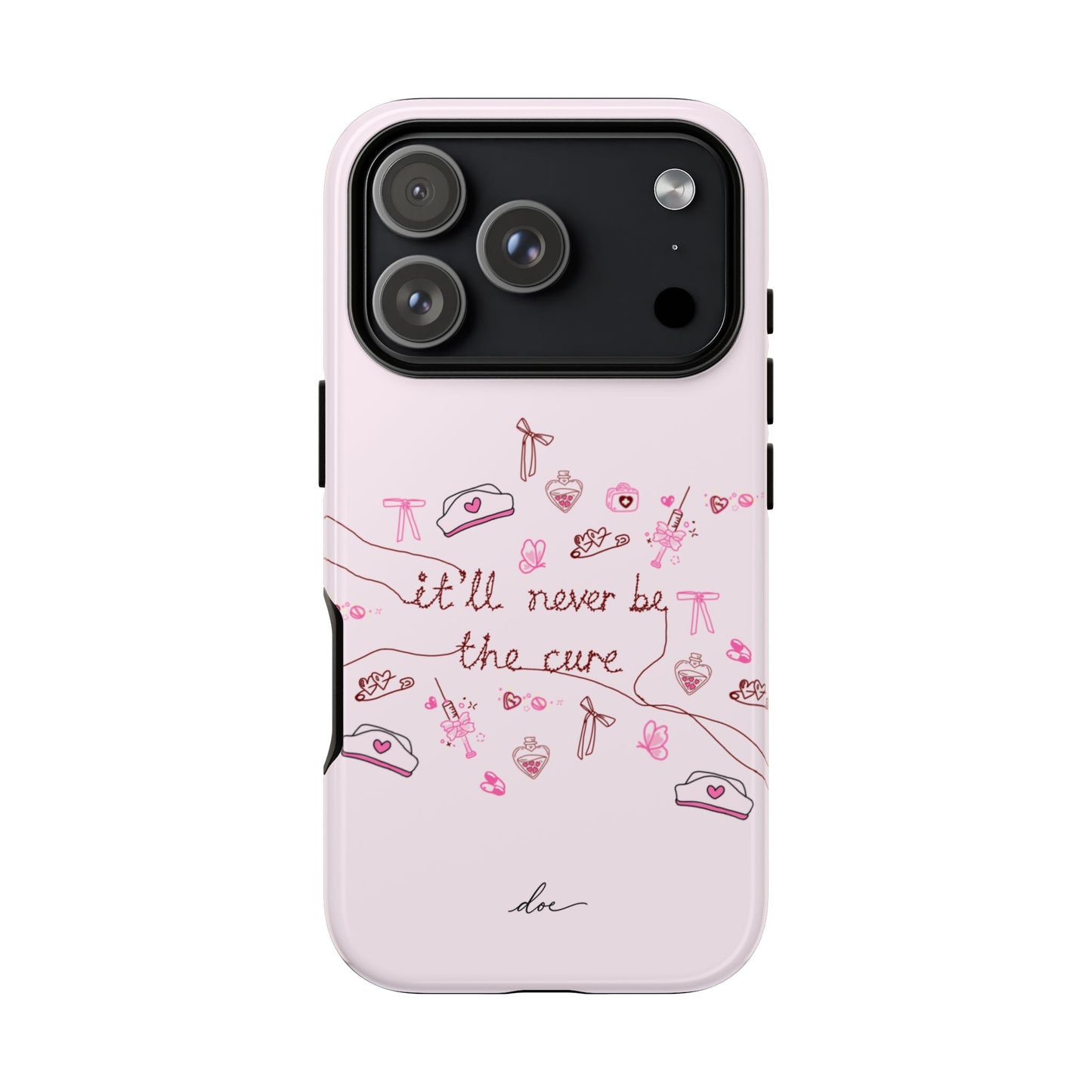 Never The Cure iPhone Case