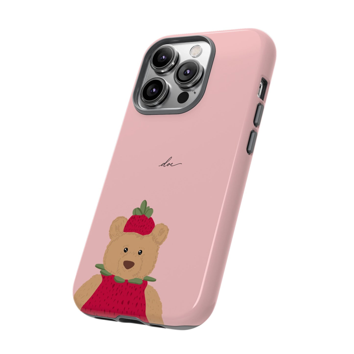 Strawberry Bear iPhone Case