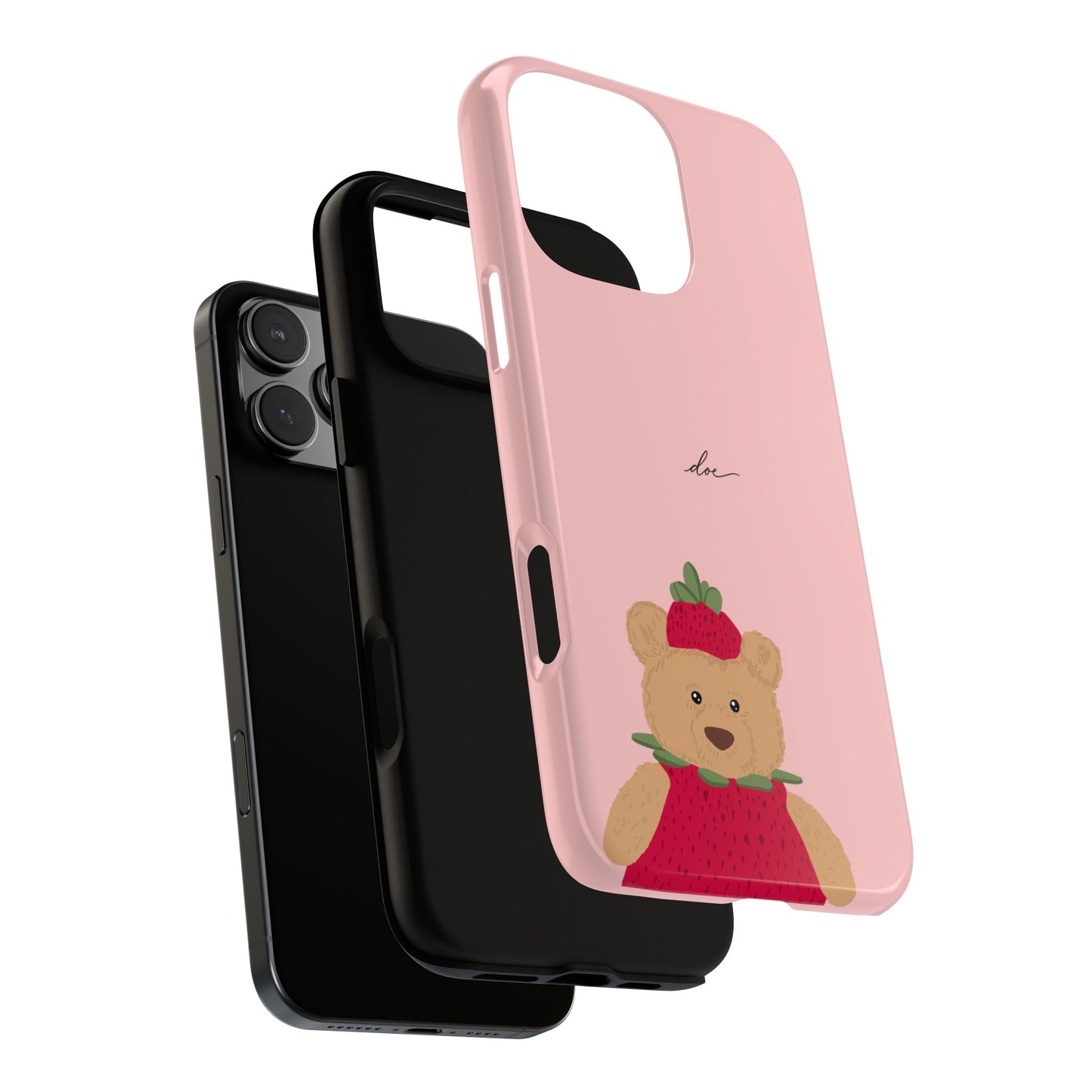 Strawberry Bear iPhone Case