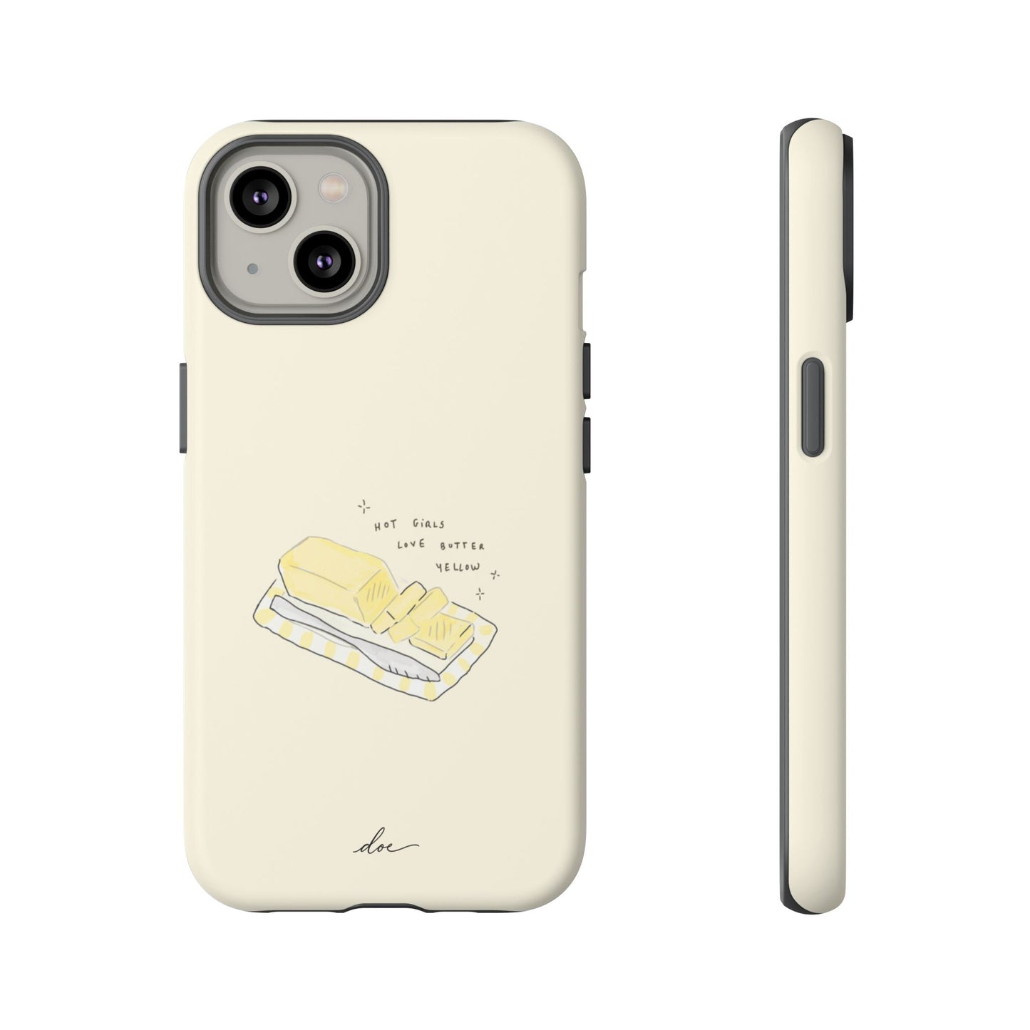 Butter Yellow iPhone Case