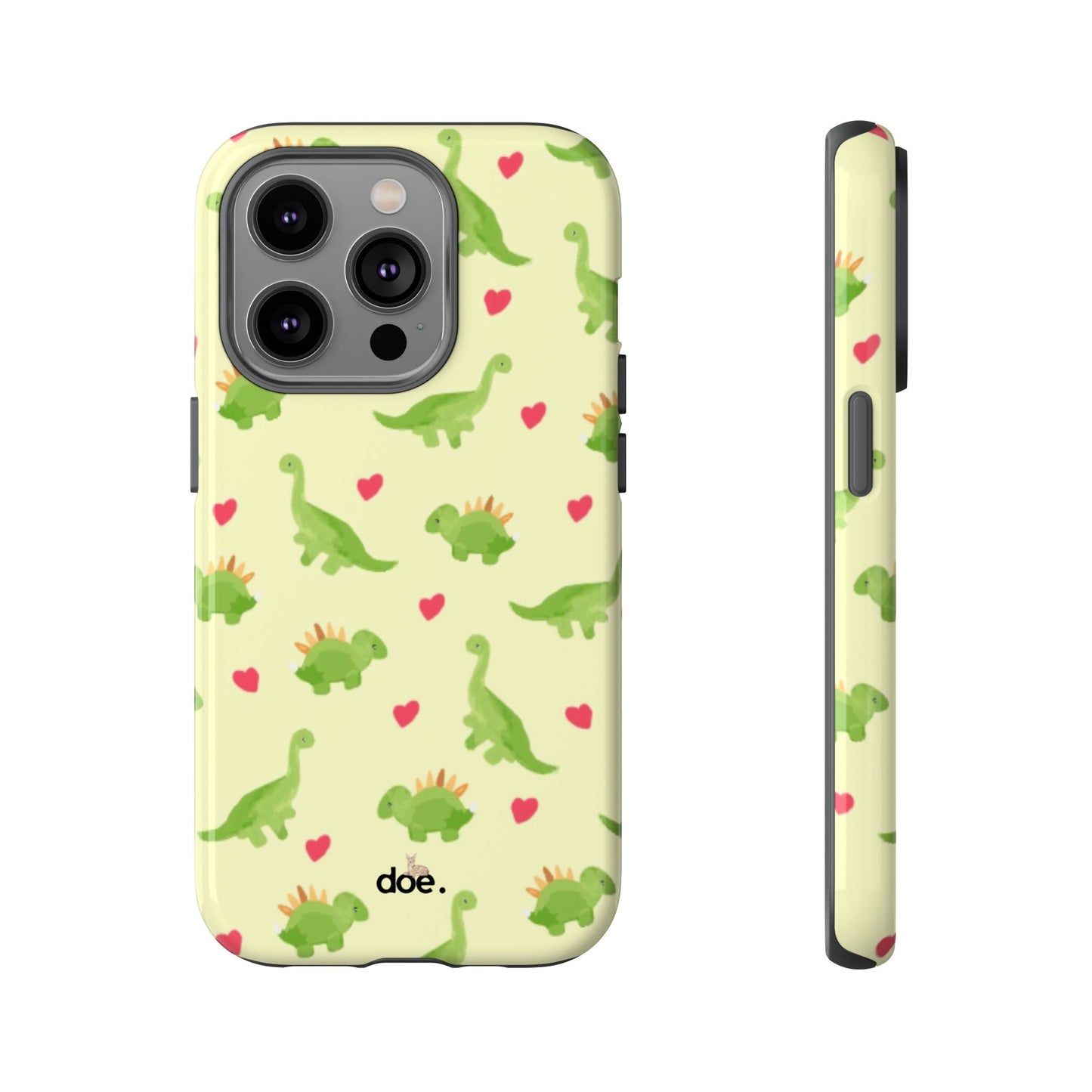 Dino Doodles iPhone Case