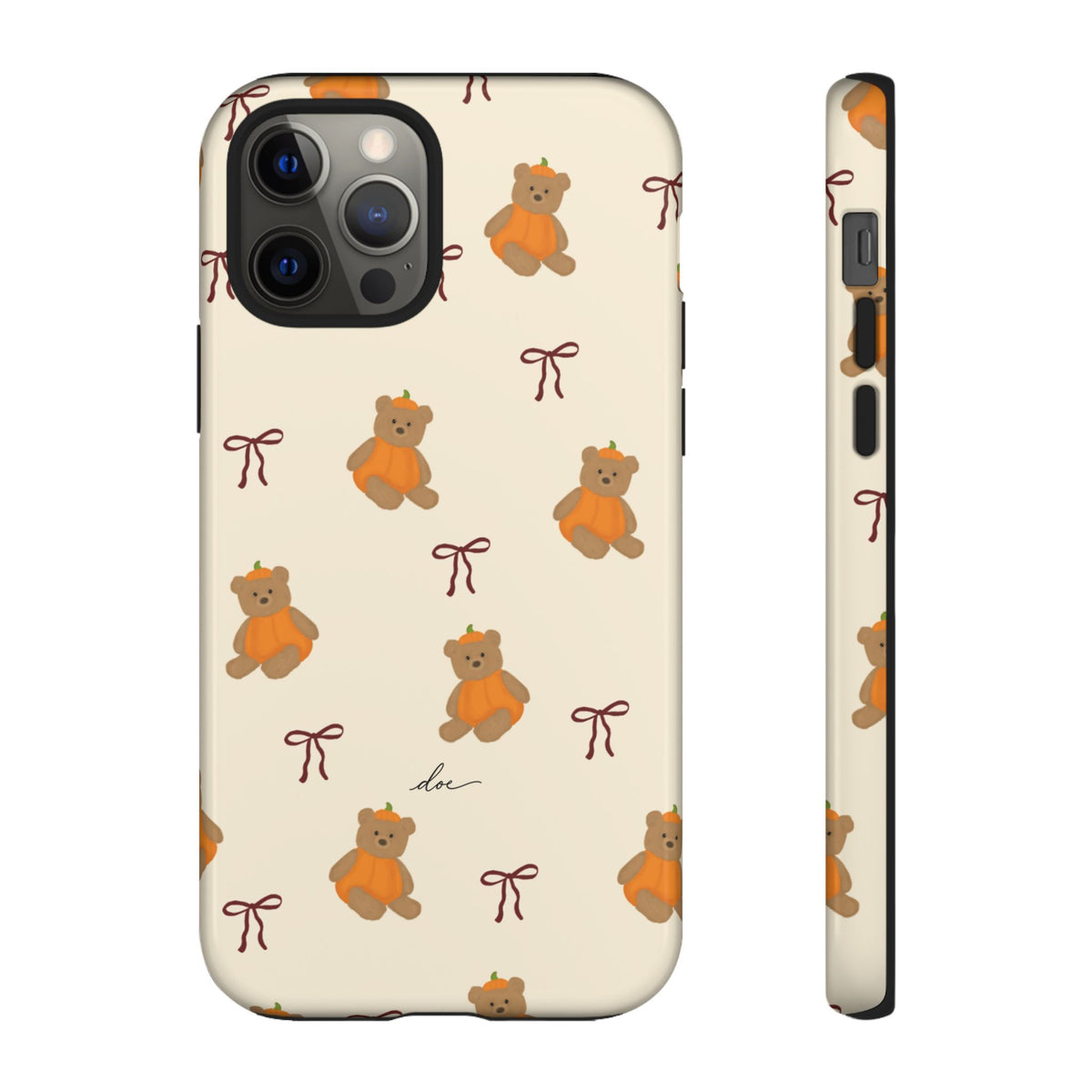 Pumpkin Bows iPhone Case