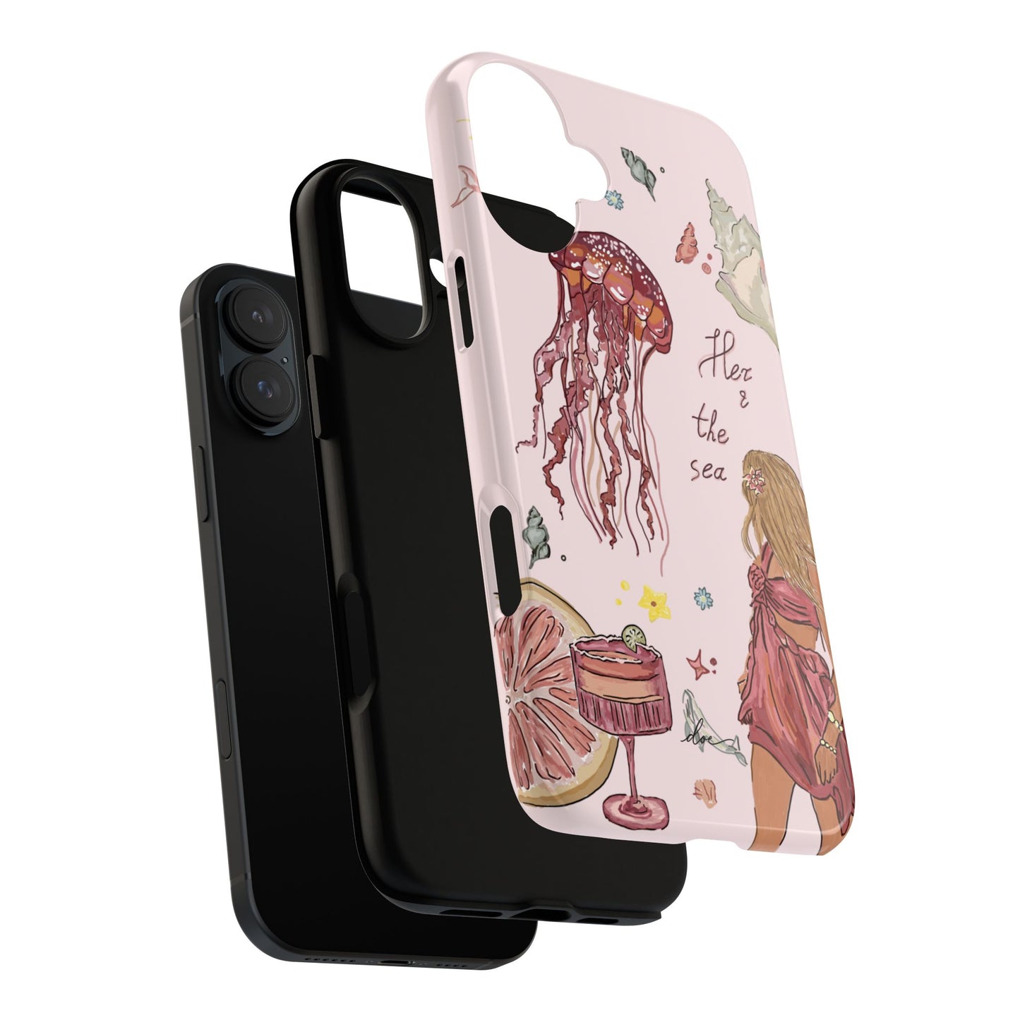 Her & The Sea iPhone Case