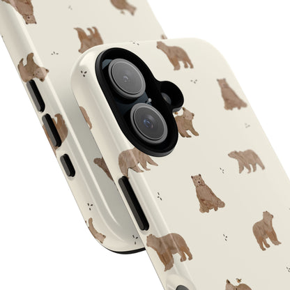 Brown Bears iPhone Case